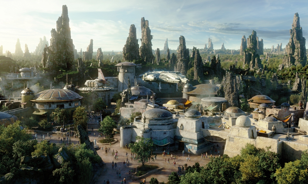 illuminated star wars galactic village collection